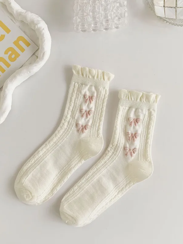 27 Bow Socks
