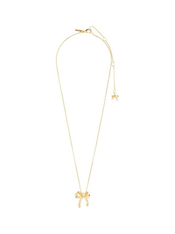 PILGRIM Cassian Bow Pendant Necklace