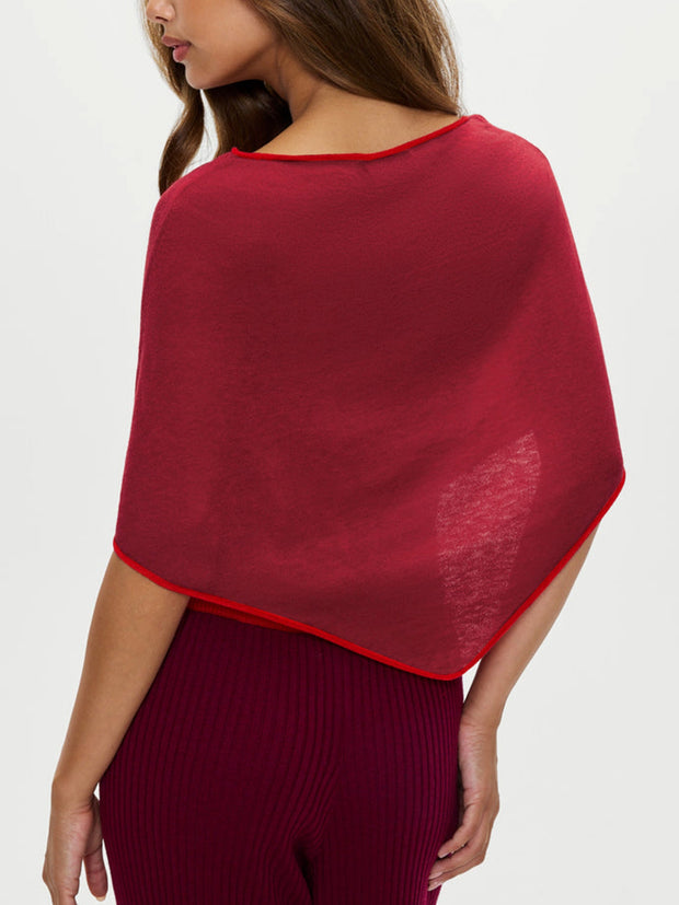 FRANKIES BIKINIS Scout Knit Poncho