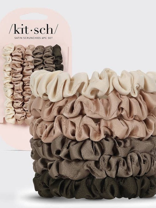 KITSCH Ultra Petite Satin Scrunchies
