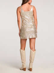 SALTWATER LUXE Cassey Sequin Mini Dress