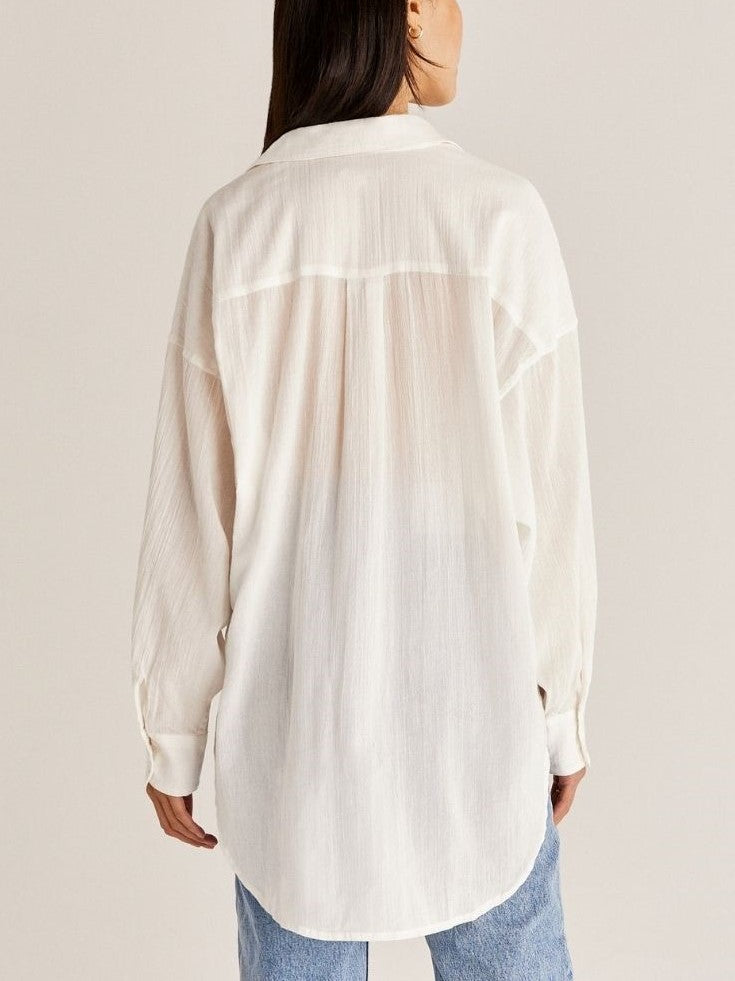 Z SUPPLY Lalo Gauze Button Up Top