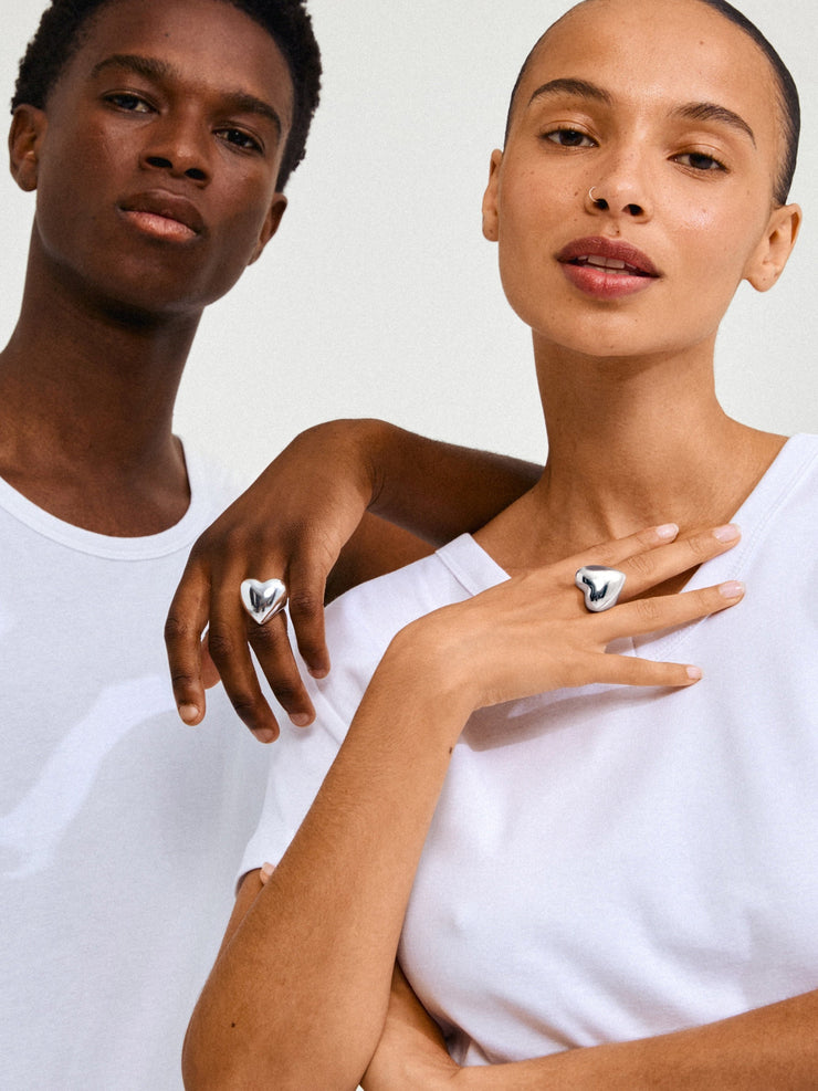 PILGRIM Annemette Heart Ring
