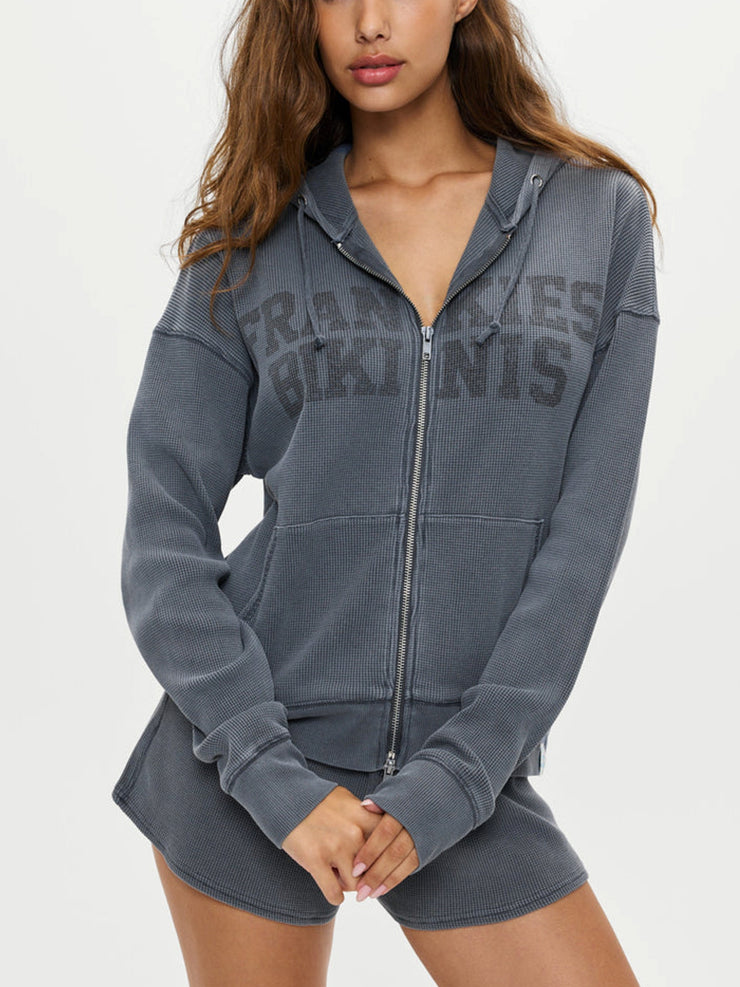 FRANKIES BIKINIS Weekend Thermal Hoodie