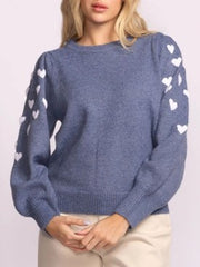 PINK MARTINI Revello Heart Sweater