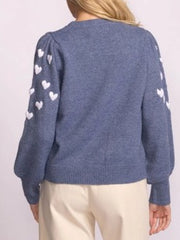PINK MARTINI Revello Heart Sweater