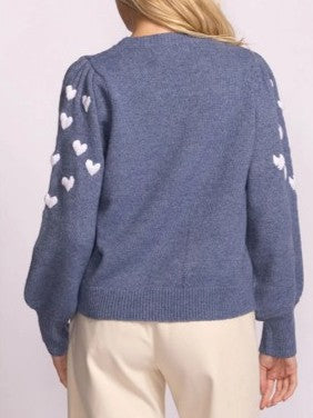 PINK MARTINI Revello Heart Sweater