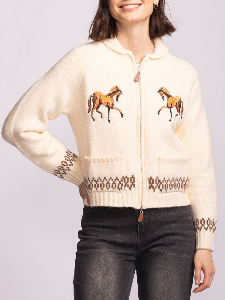 PINK MARTINI Capella Horse Sweater