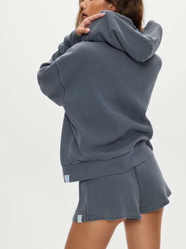 FRANKIES BIKINIS Weekend Thermal Hoodie