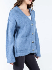 C'EST MOI Oversized Button Front Cardigan