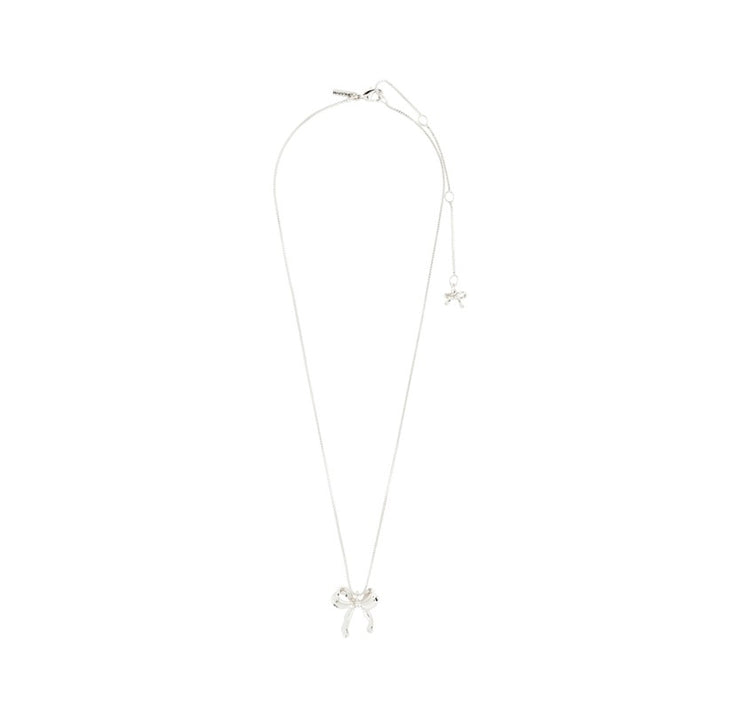 PILGRIM Cassian Bow Pendant Necklace