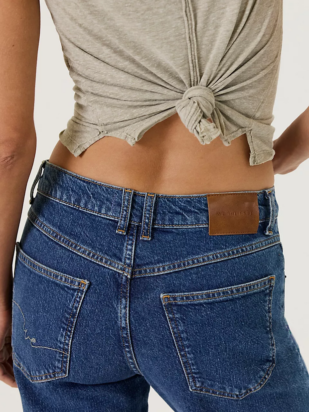 FREE PEOPLE Risk Taker Mid-Rise Straight