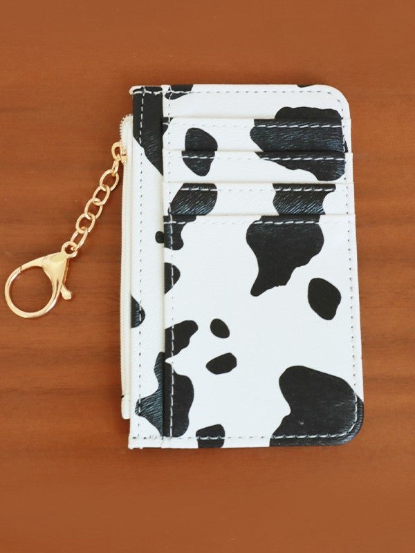 27 Cow Print Cardholder