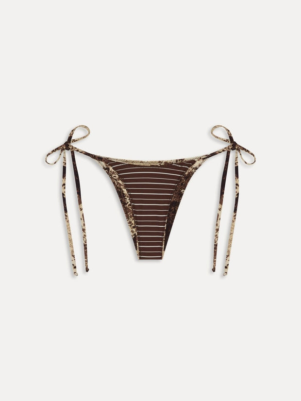FRANKIES BIKINIS Mackenzie Reversible String Bikini Bottom