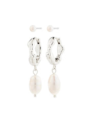 PILGRIM  Jonne 2-in-1 Pearl Earring Set