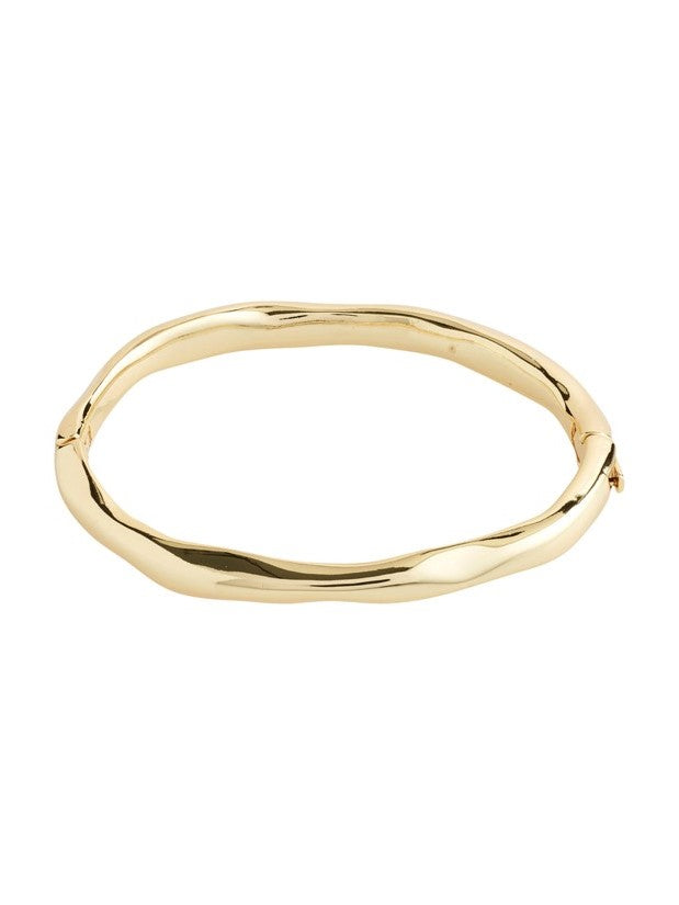 PILGRIM Light Wavy Bangle Bracelet