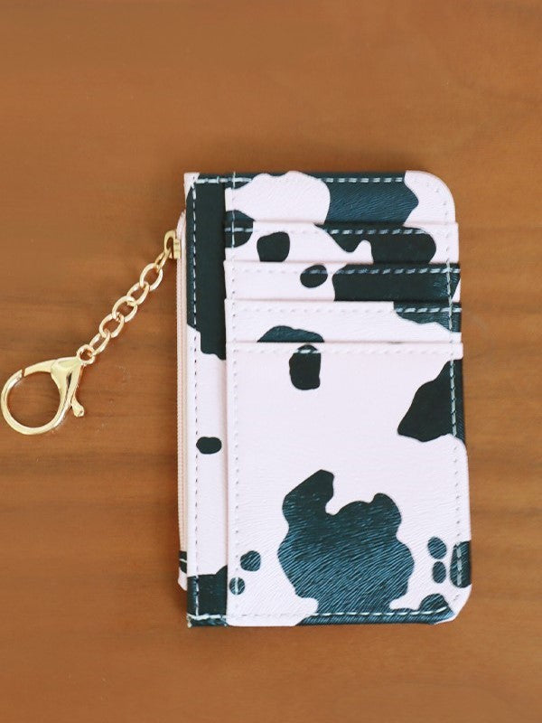 27 Cow Print Cardholder