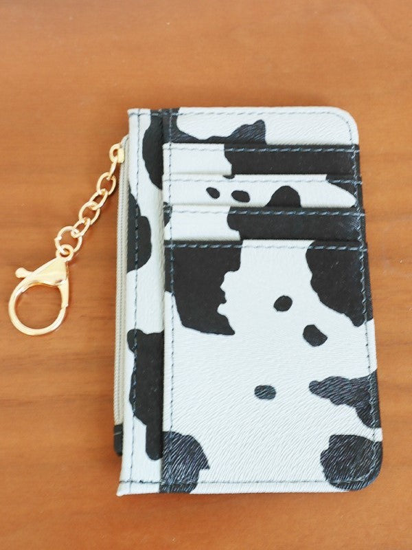 27 Cow Print Cardholder