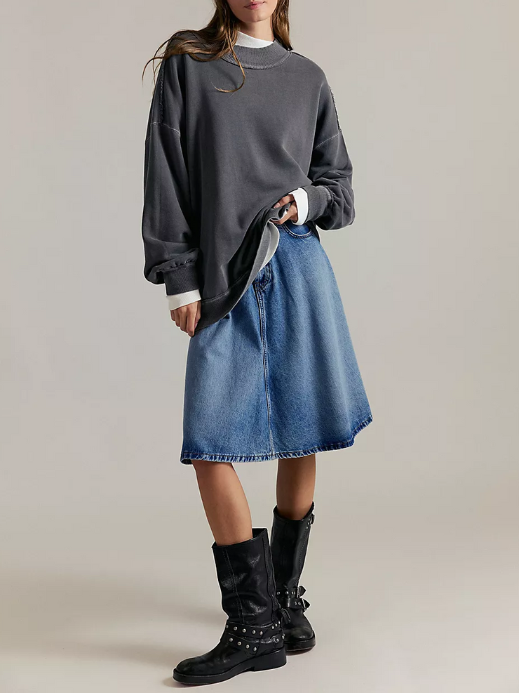 FREE PEOPLE Palm Springs Pullover Sweater