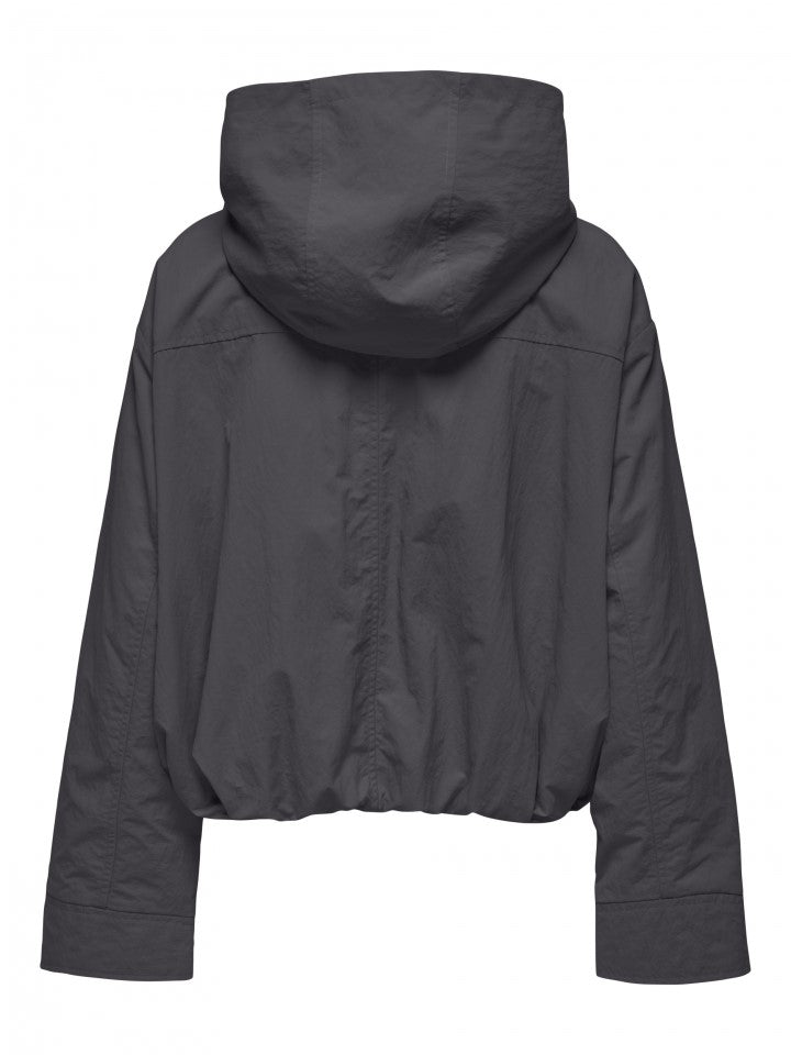 ONLY Bea Hooded Zip-Up Nylon Jacket