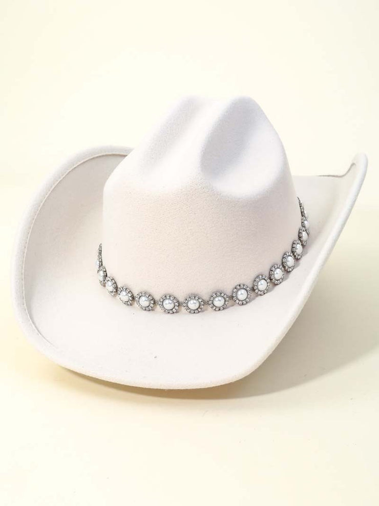 27 Pearl & Rhinestone Cowboy Hat