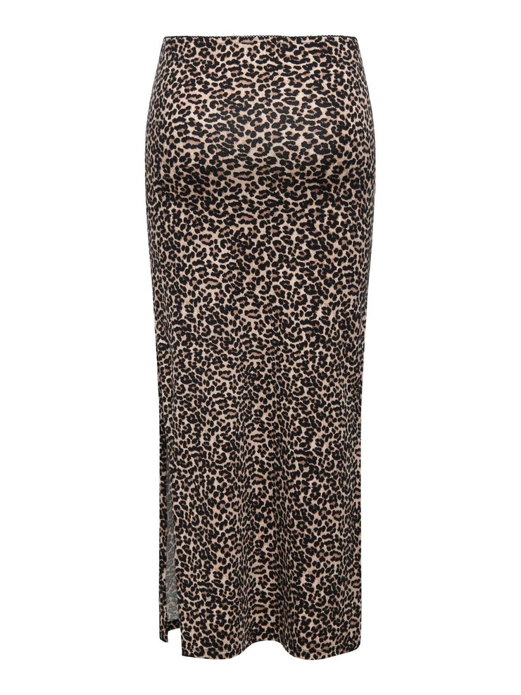 ONLY Linette Leopard Maxi Skirt