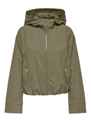 ONLY Bea Hooded Zip-Up Nylon Jacket