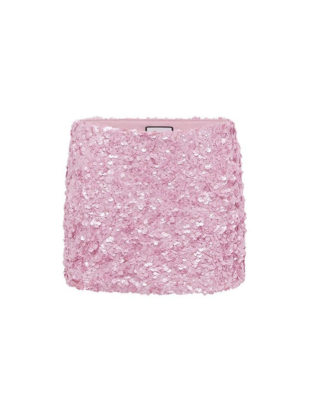 RUNAWAY THE LABEL Orion Sequin Mini Skirt