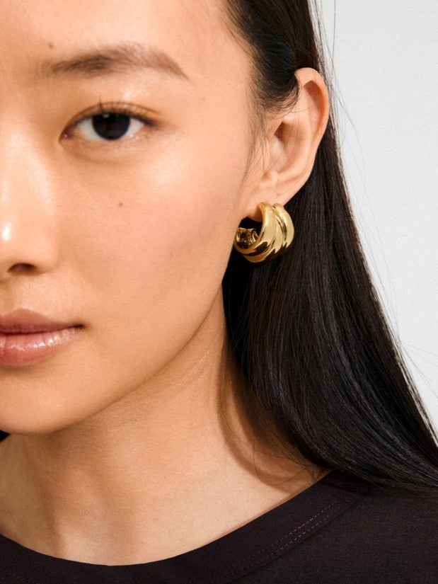 PILGRIM Damia Triple Hoop Earring