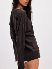 FREE PEOPLE Nina Long Sleeve Tee