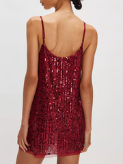 FREE PEOPLE Midnight Kiss Mini Slip Dress