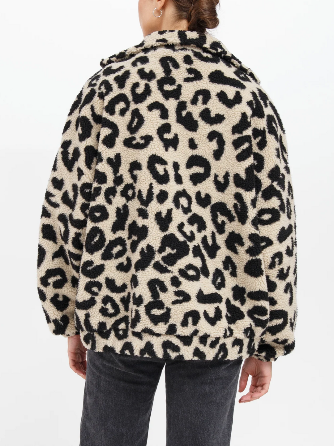 BRUNETTE THE LABEL Leopard Sherpa Jacket – 27 Boutique