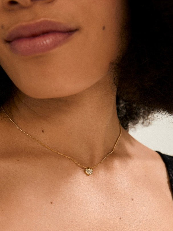 PILGRIM Emmett Heart Pendant Necklace