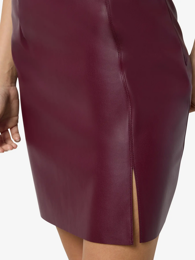 NOISY MAY Clara Faux Leather Skirt