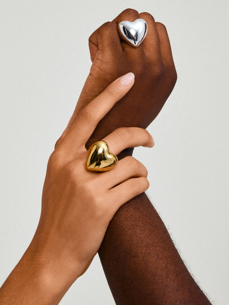 PILGRIM Annemette Heart Ring