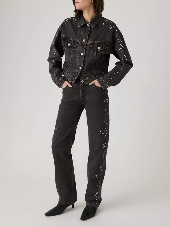 LEVI'S 501 90's Bejeweled Jean