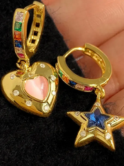 27 Mix & Match Star Heart Earrings