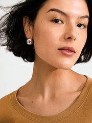 PILGRIM Jace Chunky Dome Earrings