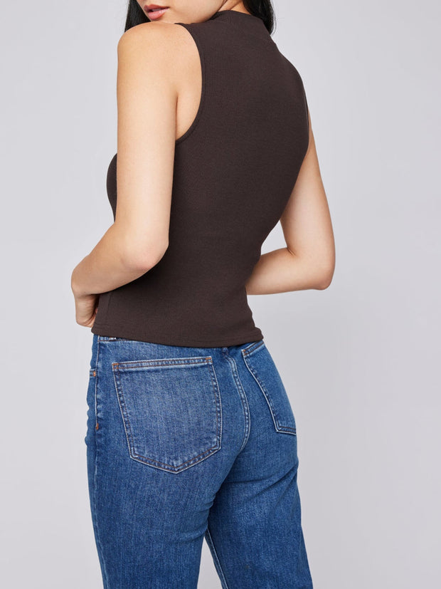 GENTLE FAWN Suri Mockneck Tank Top