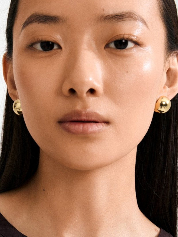 PILGRIM Jace Chunky Dome Earrings