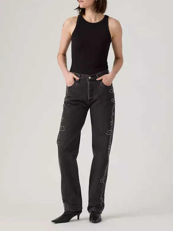 LEVI'S 501 90's Bejeweled Jean