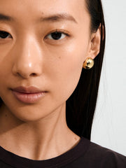 PILGRIM Jace Chunky Dome Earrings