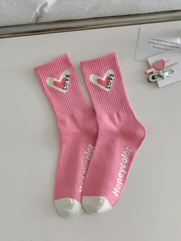 27 Heart Socks