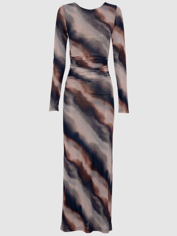 MADISON THE LABEL Macey Printed Maxi Dress