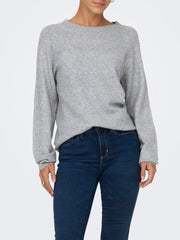 ONLY Rica Knit Crewneck Pullover Sweater