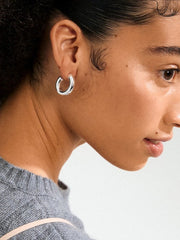 PILGRIM Phase Large Hoop Earrings