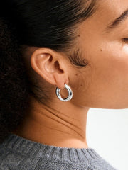 PILGRIM Phase Large Hoop Earrings