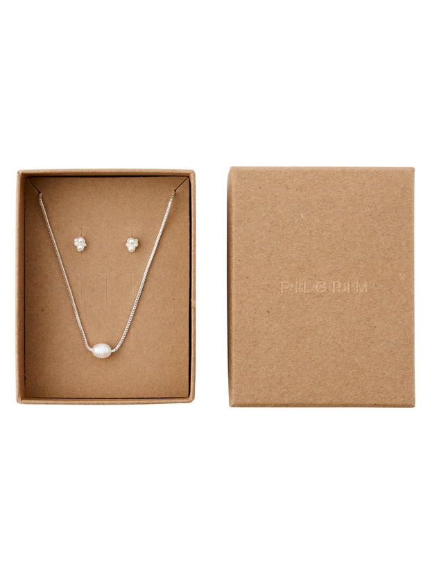 PILGRIM Alayah Necklace and Earrings Gift Set