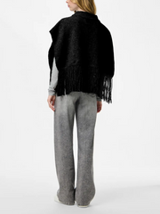 PIECES Julle Fringe Poncho