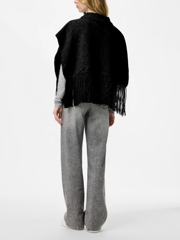 PIECES Julle Fringe Poncho